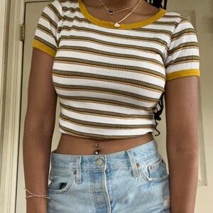 Rebel Society Striped Tee